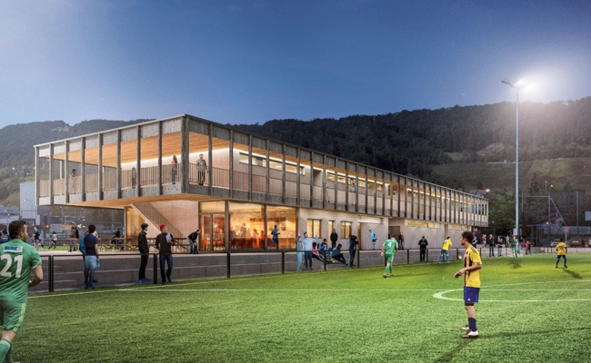 Die neue Sportanlage nimmt Gestalt: Erste Spiele im September