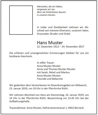 6 - Gestaltung, Text zentriert mit Foto