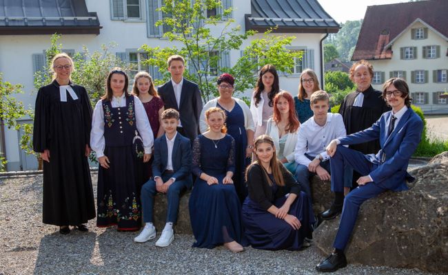 Konfirmationsgottesdienst unter dem Jahresmotto «Immer etwas Neues!»