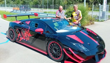 Testfahrten mit historischem Rennwagen im Driving Center
