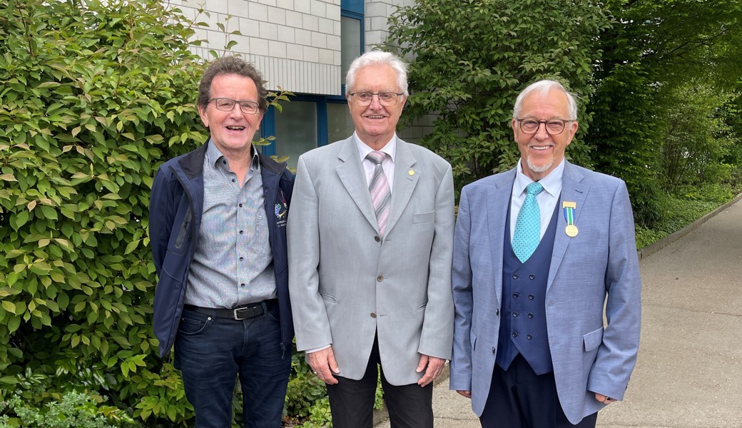 175 Jahre Treue zur MG St. Margrethen - Walter Brunner 50 Jahre / Hermann Rickert 65 Jahre / Emil Müller 60 Jahre!