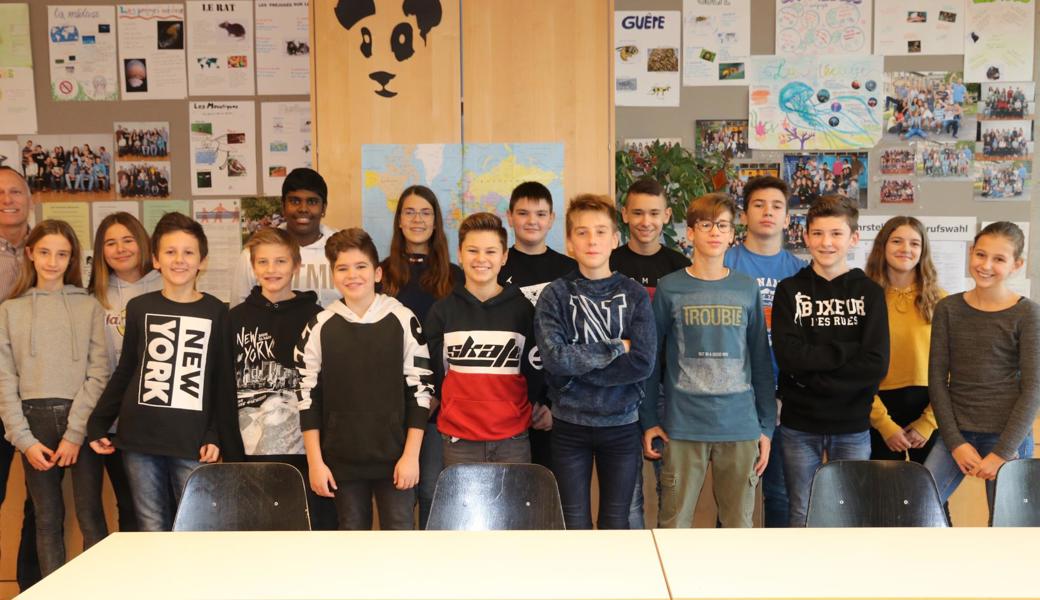 Eine Klasse von vielen, die beim Nichtrauch-Experiment mitmacht: Die Klasse 1sa von Ignaz Hobi.   
