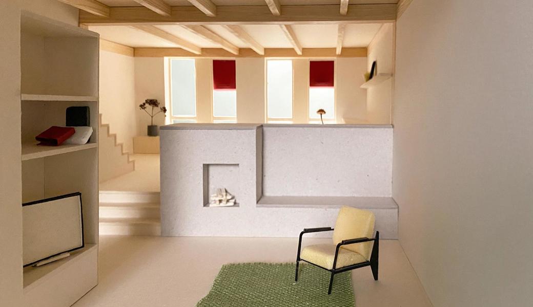 Blick in eine Wohnung, wie Claudio Loher und Valeria Städler sie sich vorstellen. Blick in eine Wohnung, wie Claudio Loher und Valeria Städler sie sich vorstellen.