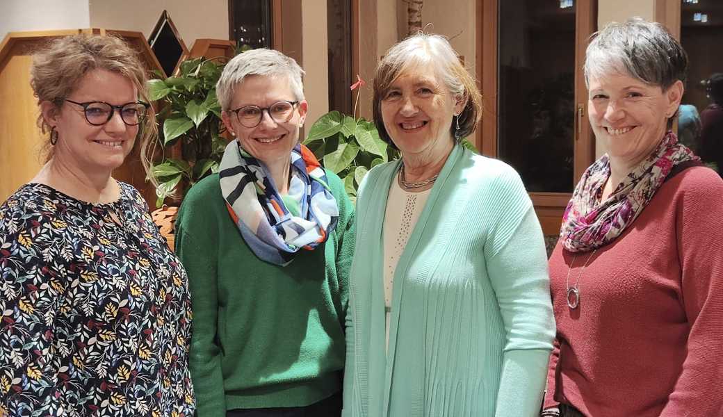 Die neue Kommission (von links) mit Yvonne Pineda, Barbara Koller, Gertrud Längle und Hildegard Wild. Die neue Kommission (von links) mit Yvonne Pineda, Barbara Koller, Gertrud Längle und Hildegard Wild.