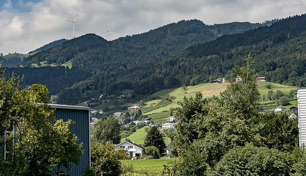 Die Windräder wären von Rebstein aus durchaus zu sehen.