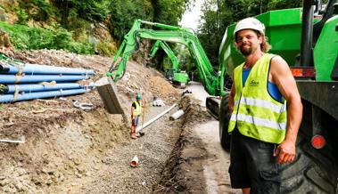Strasse kommt näher zur Eiswand