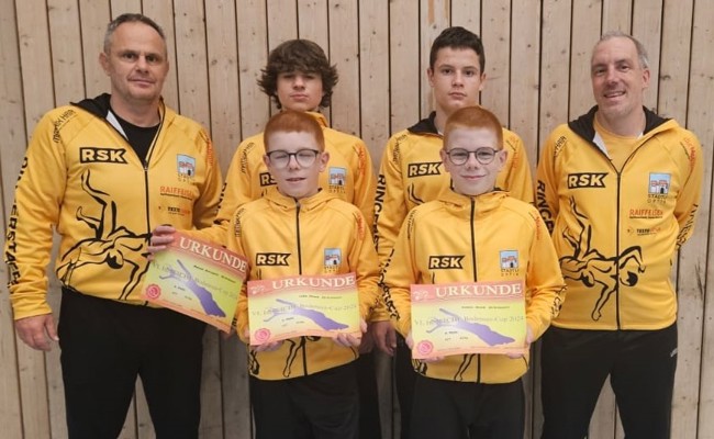 Kriessner Ringer präsentieren sich beim Bodensee-Cup mit guten Ergebnissen und viel Einsatz