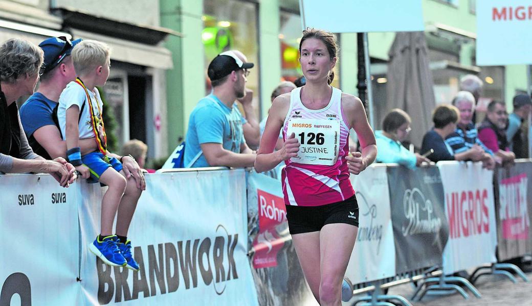 Schnellste Rheintalerin: Justine Gamper aus Marbach. Schnellste Rheintalerin: Justine Gamper aus Marbach.