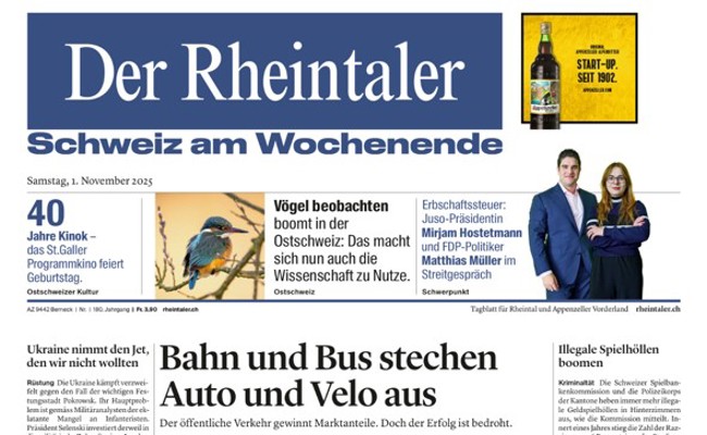 E-Paper-Ausgabe «Schweiz am Wochenende» vom heutigen Samstag