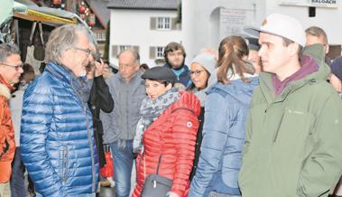Herzliche Stimmung am Markt
