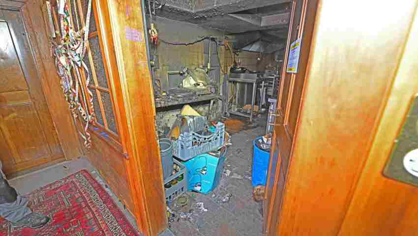 Bewohner löschten Feuer in historischem Haus, bevor die Feuerwehr kam