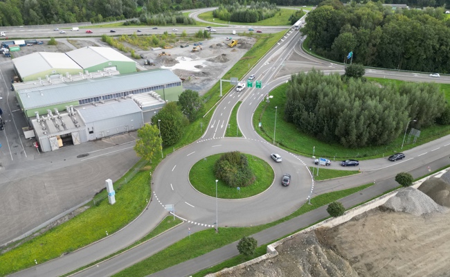 Neue Zufahrt für den Kreisel Neudorf - wenn das Interventionszentrum kommt