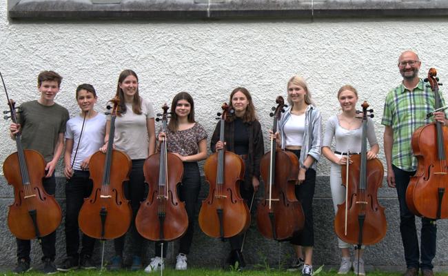 Cello pur am zweiten Forstkonzert