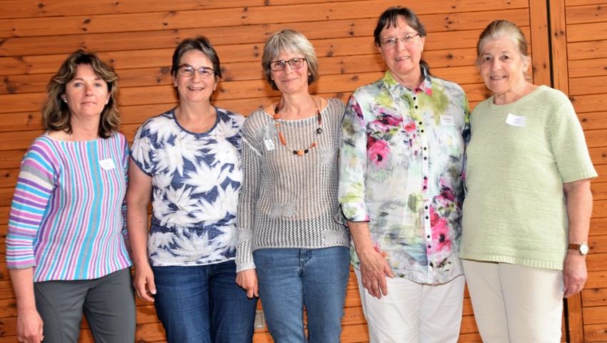 Das Vorbereitungsteam mit (v.l.) Angela Bechter, Gabi Knechtle, Edith Mauchle, Marianna Wüger und Doris Mayer.