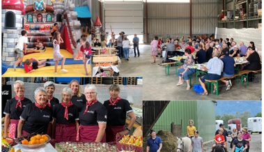 SVP-Ortspartei feierte 20-jähriges Jubiläum mit Bauernhof-Brunch