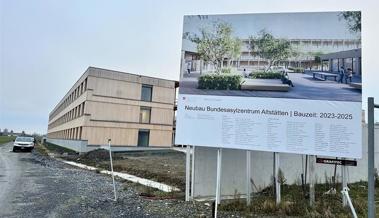 Der Bau des Bundesasylzentrums hinkt dem Zeitplan hinterher