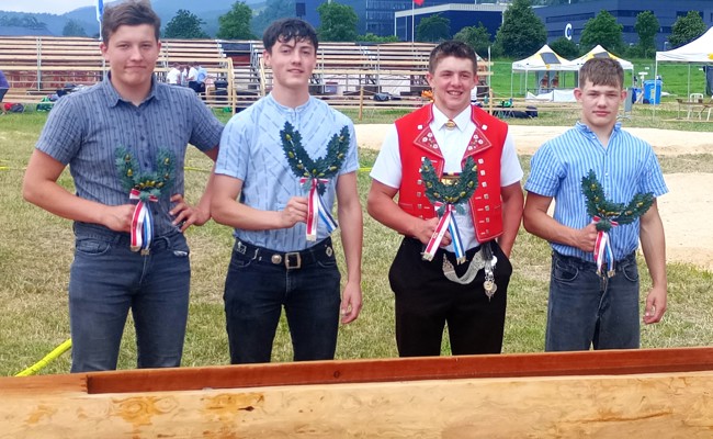 Der Schwingklub Mittelrheintal holt vier NOS-Doppelzweige