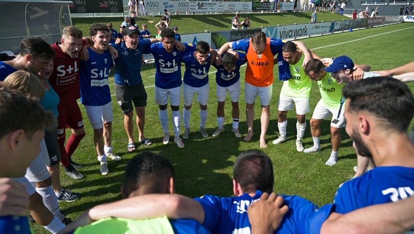 Trainer Andreas Lüchinger sagt: «Eine Stärke ist, dass wir seit Jahren ein Grundgerüst aus guten Fussballern und Charakteren haben.»