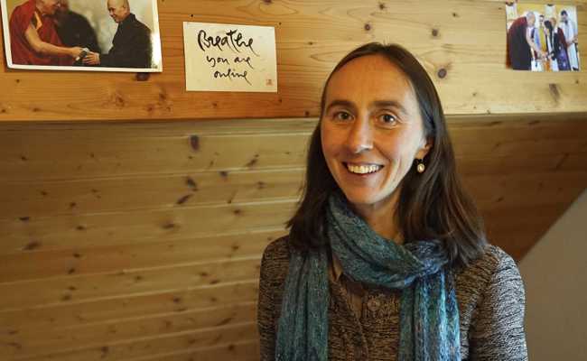 Wie es Franziska Oertle gelang, den Dalai Lama zu überraschen