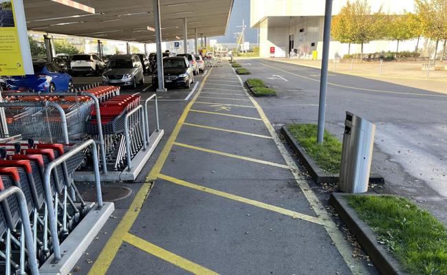 Unfall auf dem Rheinpark-Parkplatz