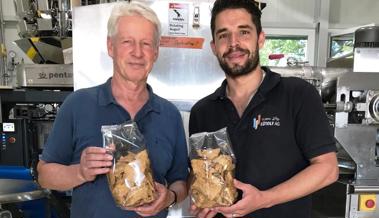 Ribelmais-Chips aus neuem Ofen