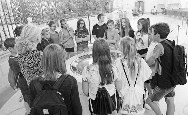 Schüler erkundeten Klosterbezirk