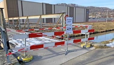Brücke über den Binnenkanal ist gesperrt