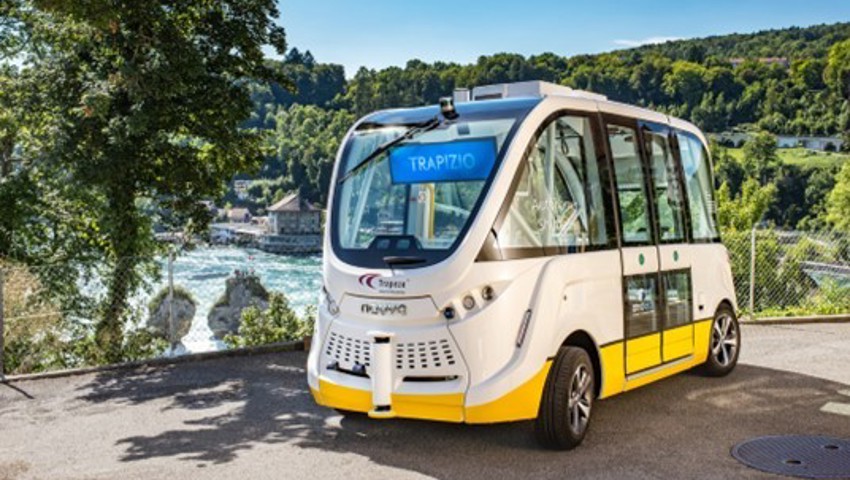 In Schaffhausen chauffierte ein selbstfahrender Bus die Gäste während gut einem Jahr an den Rheinfall. In Schaffhausen chauffierte ein selbstfahrender Bus die Gäste während gut einem Jahr an den Rheinfall.