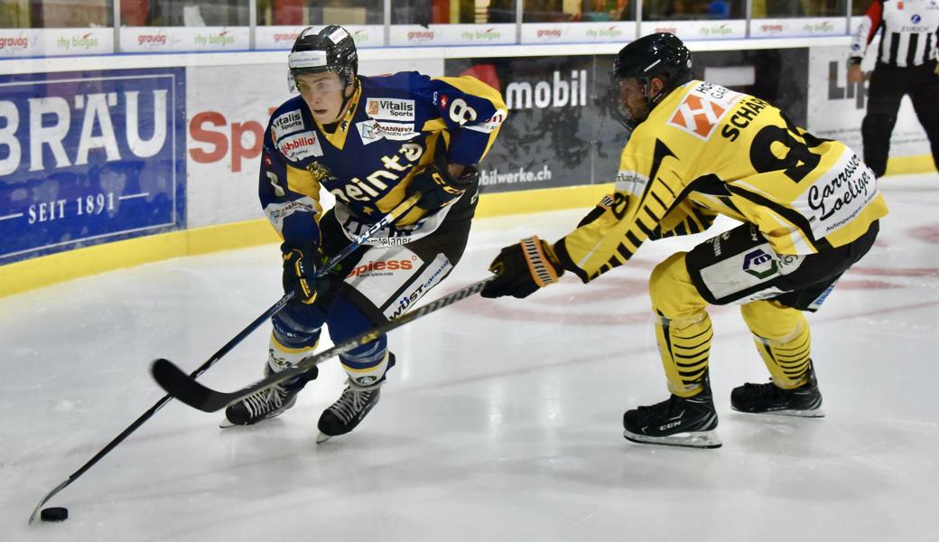 Der Rheintaler Michael Pfranger (links) zeigte ein starkes Spiel.