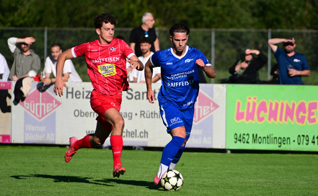 Der FC Rüthi feiert im Derby gegen Montlingen vor 580 Fans ein 7:0-Schützenfest