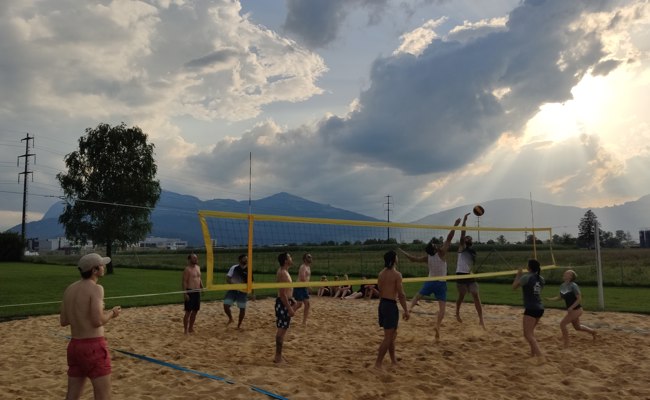 Spielspass in der Abendsonne