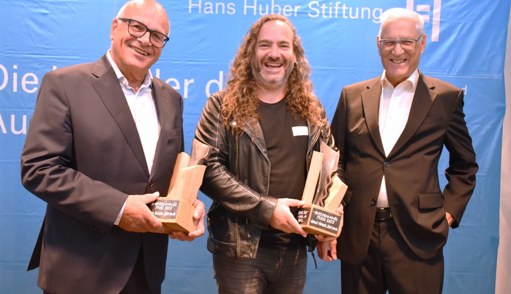 Seine letzte Preisverleihung: Christian Fiechter verabschiedet sich als Präsident der Hans Huber Stifung