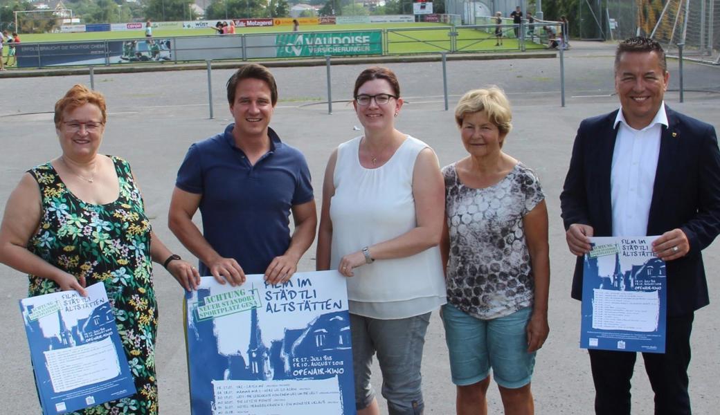 Am Donnerstag stellten die Verantwortlichen den neuen Standort von "Film im Städtli" vor.