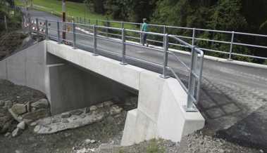 Die neue Mattenbachbrücke ist fertiggestellt