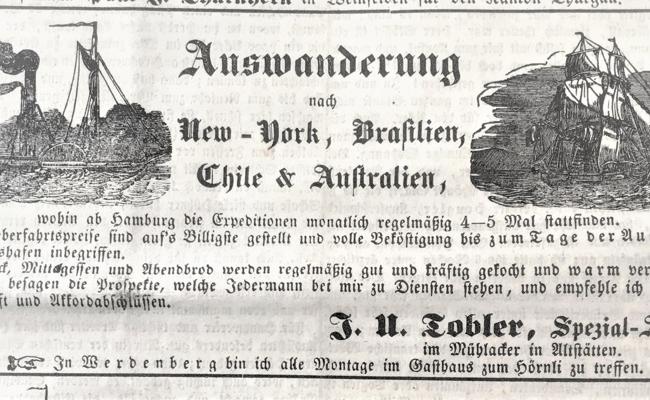 Die Armut liess viele auswandern