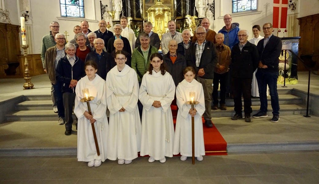 Die Männer der Seelsorgeeinheit Altstätten feierten Eucharistie.