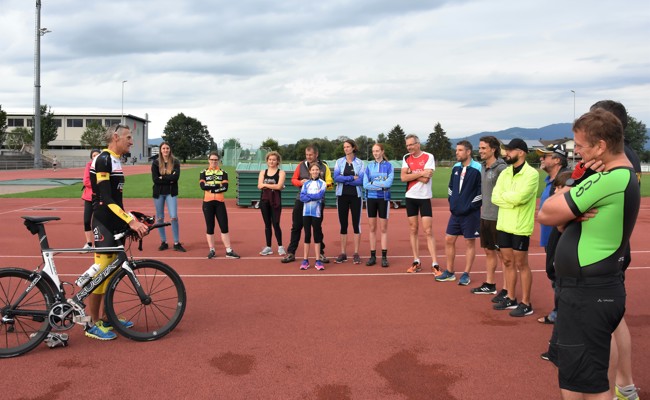 Schnuppertraining im Vorfeld des Rhyathlons vom 20. August