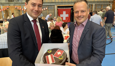 Lustenauer Bürgermeister hält die Festrede: Ein Zeichen der Verbundenheit Lustenauer Bürgermeister hält die Festrede: Ein Zeichen der Verbundenheit