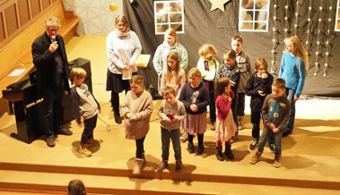 Fritigstreff-Kinder spielen «Herbergssuche 2022»