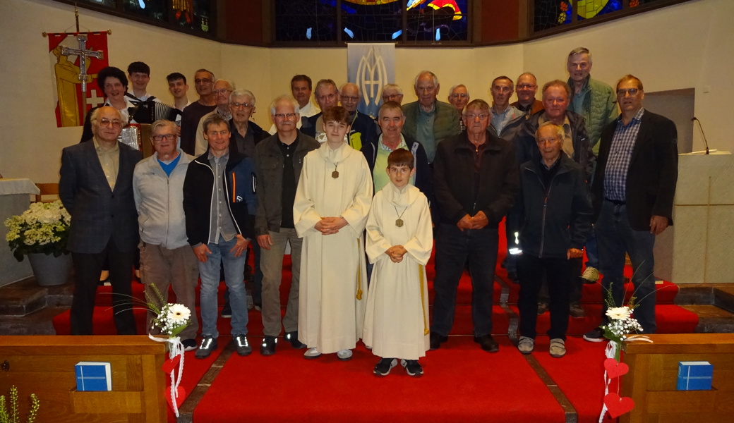 Die Männerwallfahrt führte zur Bruder-Klausen-Kirche in Heerbrugg Die Männerwallfahrt führte zur Bruder-Klausen-Kirche in Heerbrugg