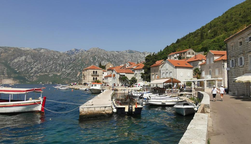 Malerisch, aber nicht überlaufen: der Küstenort Perast in der Bucht von Kotor.