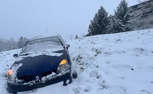 Rutschpartie auf Ausserrhoder Strassen: Polizei meldet mehrere Verkehrsunfälle