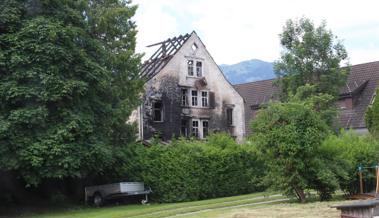 Die Brandruine musste warten