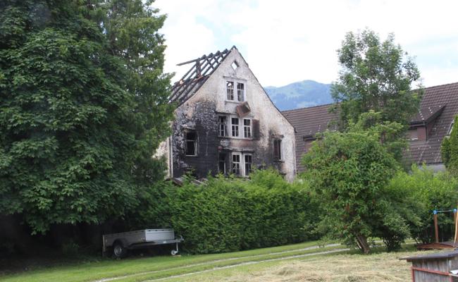 Die Brandruine musste warten