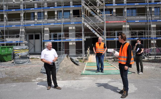 Neues Zentrum Rheinauen: Bilder von der Grossbaustelle