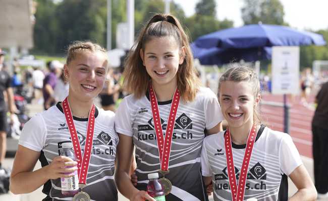 Distanz-Staffel der LG Rheintal gewinnt Bronze an der Schweizer Meisterschaft