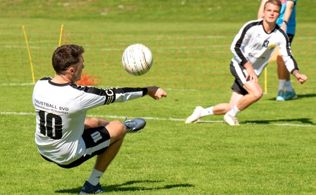Je einen Sieg und eine Niederlage für die Faustball-NLA-Teams