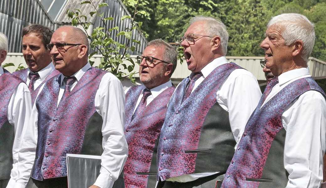 Der Männerchor Rüthi bereitet sich, hoffentlich unterstützt von Projektsängern, auf Konzerte mit dem Liederkranz Rankweil vor. 