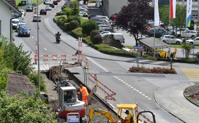 Teil der Hauptstrasse muss wegen Belagsarbeiten gesperrt werden