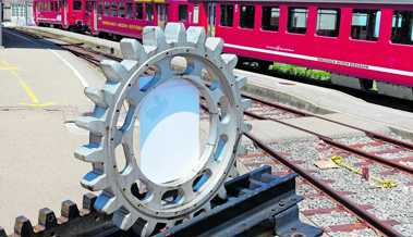 150 Jahre Bergbahn in Heiden: Zahnrad ist exklusiver Blickfang der Sonderausstellung 150 Jahre Bergbahn in Heiden: Zahnrad ist exklusiver Blickfang der Sonderausstellung
